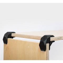 Playwood - 90° Connector - Zwart