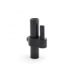 Buiskoppeling - Scharnierpen- 42,4mm - zwart