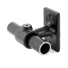 Buiskoppeling - Leuningdrager - zwart - 21,3 mm
