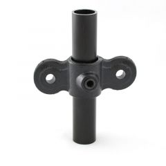 Buiskoppeling - Oogdeel 180 Dubbel Scharnierstuk - 26,9mm - zwart
