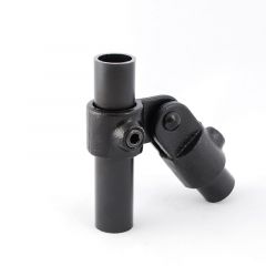 Buiskoppeling - Enkel Scharnierstuk - 48,3mm - zwart