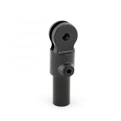 Buiskoppeling - Huls Enkel Scharnierstuk Zwart - 42,4mm