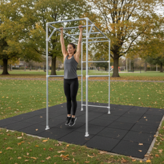 Crossfit Station Delta | Staal 33.7 mm | Vrijstaand | DIY