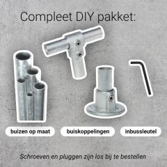 Bureau Bilbao XL | Staal 33.7 MM | DIY