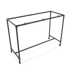 Bartafel Livorno | Aluminium Zwart 33.7 mm | Wiel | DIY