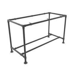 Bartafel Venice Duo | Aluminium Zwart 42.4 mm | Voet | DIY