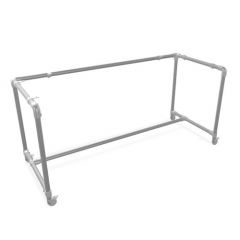 Bureau Palma | Staal 33.7 MM | Wiel | DIY