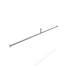 Gordijnroede Mendoza | Staal 26.9 mm | Wand/Plafond | DIY