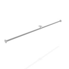 Gordijnroede Rosario | Staal 33.7 mm | Wand/Plafond | DIY