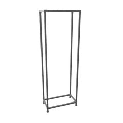 Haardhout opslag Kalmar | Vierkant Zwart 25x25 mm | Vloer | DIY