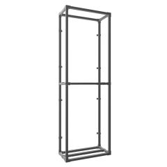 Haardhout opslag Falun Duo | Zwart 25x25 mm | Vloer | DIY