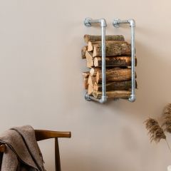 Haardhout opslag Gothenborg | Zwart 26.9 mm | Wand | DIY