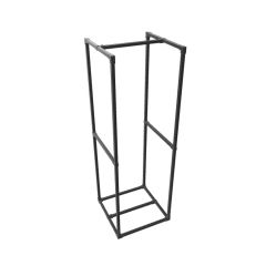 Haardhout opslag Stockholm | Vierkant Zwart 25x25 mm | Vloer | DIY