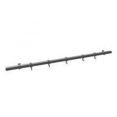 Kapstok Canterbury| Vierkant Zwart 25x25 mm | Wand | DIY