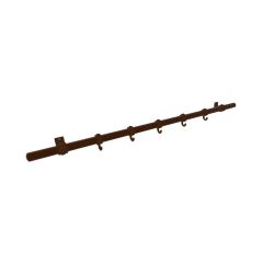 Kapstok Canterbury | Vintage Brown 26.9 mm | Wand | DIY