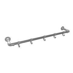 Kapstok Leeds | Staal 33.7 mm | Wand | DIY