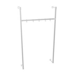 Kapstok Lincoln | Vierkant Staal 25x25 mm | Wand | DIY