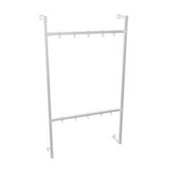 Kapstok Lincoln Duo | Vierkant Staal 25x25 mm | Wand | DIY