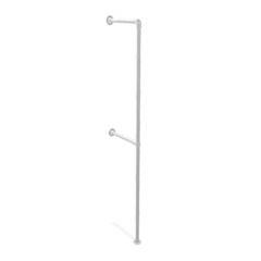 Kledingrek Grenoble Duo | Staal 26.9 mm | Vloer/Wand | DIY