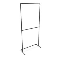 Kledingrek Nantes | Zwart 33.7 mm | Staand | DIY