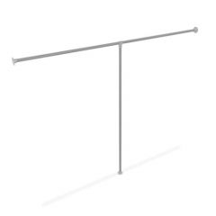 Kledingrek Rouen| Staal 26.9 mm | Vloer/Wand | DIY