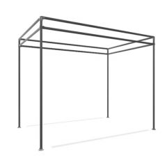 Pergola Split | Zwart 33.7 mm | Vrijstaand | DIY