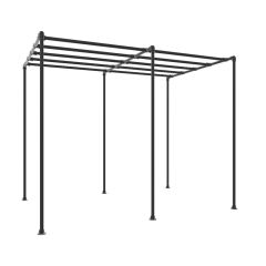 Pergola Zadar | Aluminium Zwart 42.4 mm | Vrijstaand | DIY