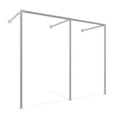 Pergola Zagreb | Staal 60.3 mm | Wand | DIY