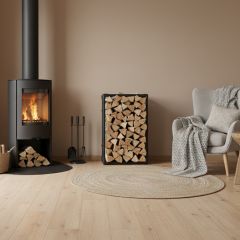 Haardhout opslag Falun Solo| Zwart 26.9 mm | Vloer | DIY