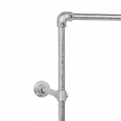 Kledingrek Nice Duo | Staal 26.9 mm | Wand | DIY