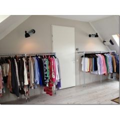 Kledingrek Tours | Staal 26.9 mm | Vloer/Wand | DIY