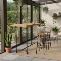 Bartafel Livorno | Zwart 33.7 mm | Wiel | DIY