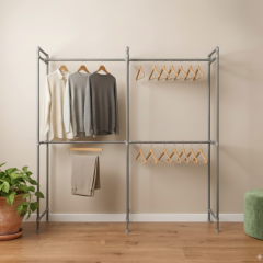 Kledingrek Lyon | Staal 26.9 mm | Staand | DIY