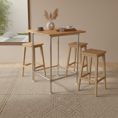 Bartafel Rome | Staal 33.7 mm | Voet | DIY