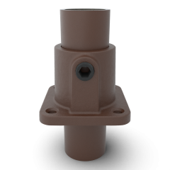 Vierkante Voetplaat - Vintage Brown (26.9)