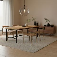 Tafel Salzburg | Zwart 42.4MM | Voet | DIY