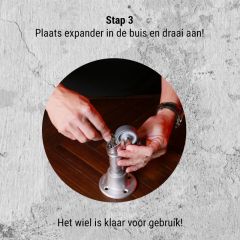 Expander t.b.v. Wiel - Ø 26,9mm