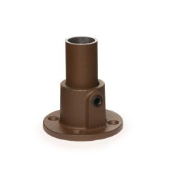 Ronde Voetplaat doorlopend - Vintage Brown (33.7)