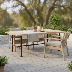 Tafel Vienna | Vintage Brown 33.7 MM | Voet | DIY