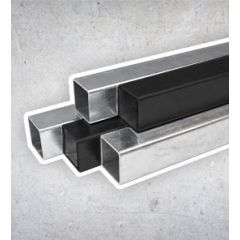 Vierkant Staal Zwart - 40x40 mm