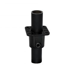 Vierkante Voetplaat - zwart (21.3)