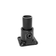 Buiskoppeling - Vierkante Voetplaat - 33,7 mm