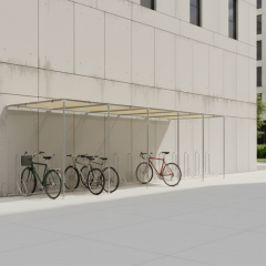 Pergola Zagreb | Staal 42.4 mm | Wand | DIY