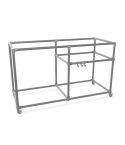 BBQ Meubel Bavette | Staal 33.7 mm | Wiel | DIY