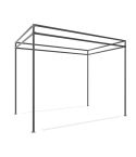 Pergola Split | Zwart Aluminium 40x40 mm | Vrijstaand | DIY