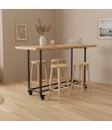 Bartafel Livorno | Zwart 42.4 mm | Wiel | DIY