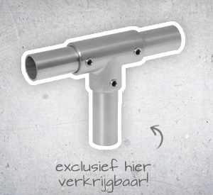 Buiskoppelingen in RVS 316 Steigerbuis Koppelingen - RVS 316