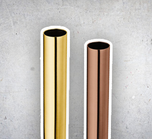 buizen RVS in goud en koper RVS koppelingen in Goud, Koper, Zwart en Zilver