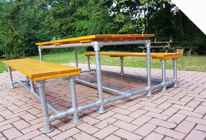 Bank of stoel maken van Steigerbuis (TIP)