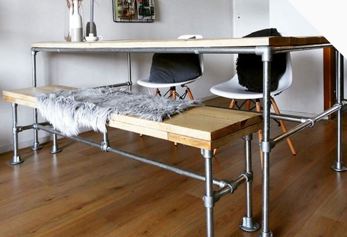 Tafel maken van Steigerbuis (TIP)
